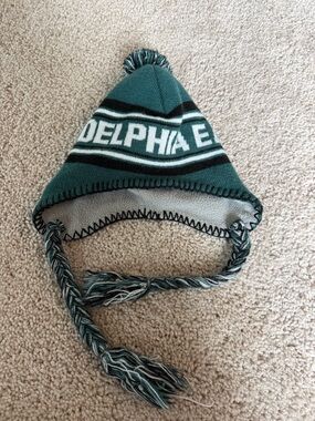 Philadelphia Eagles Earflap Knit Pom Beanie toddler